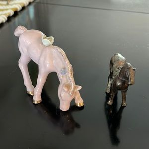 Set of two horses made in Japan